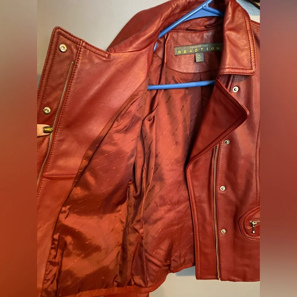 Kenneth Cole Leather jacket - Picture 3 of 5